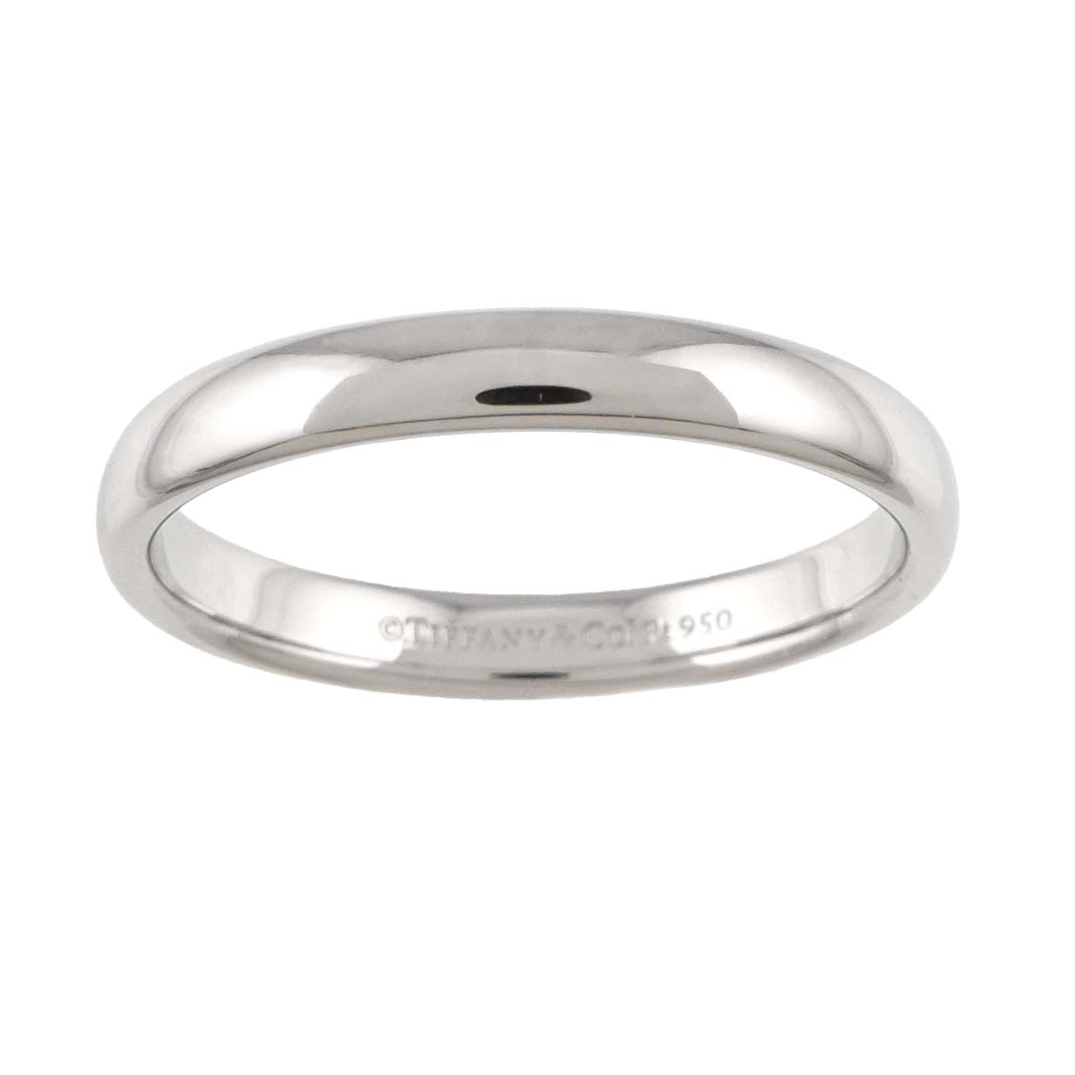 TIFFANY Co. Forever Ring Pt Platinum size8-8.25(US)