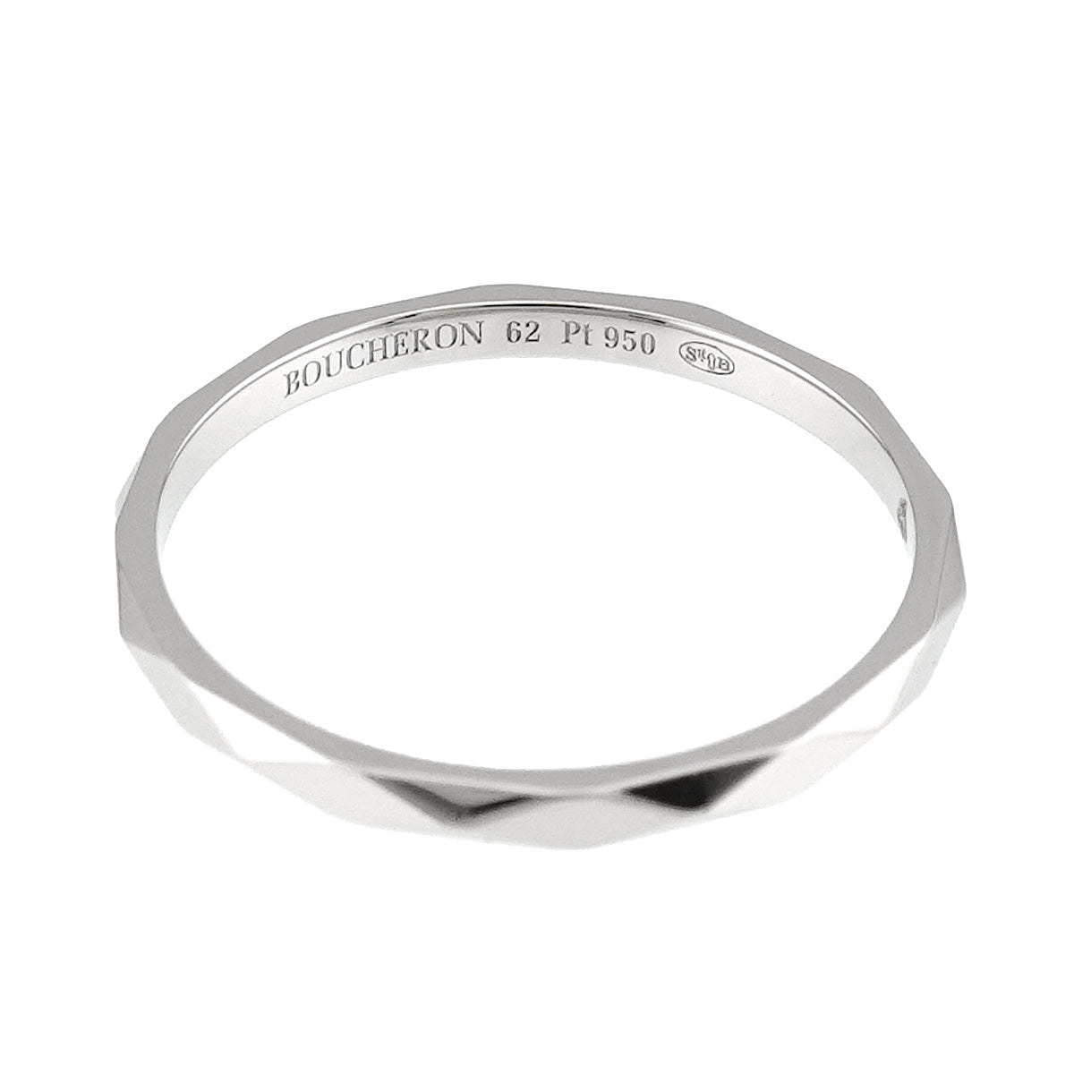 Facet SM Ring Pt Platinum Size62 9.5-9.75(US)