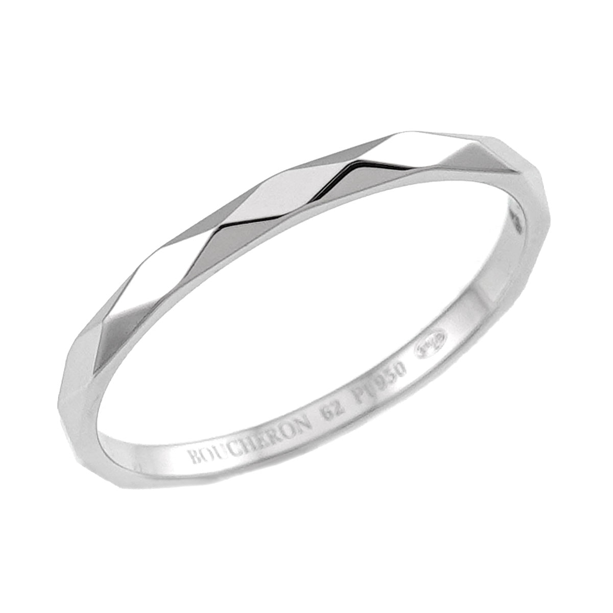 Facet SM Ring Pt Platinum Size62 9.5-9.75(US)