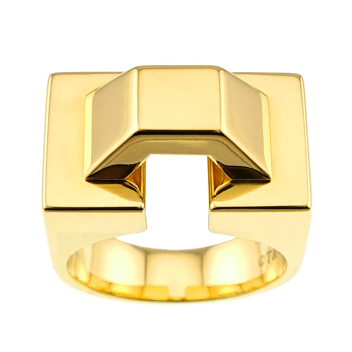 Out of Retirement Ring 18K Yellow Gold 750 Size 6.75(US)