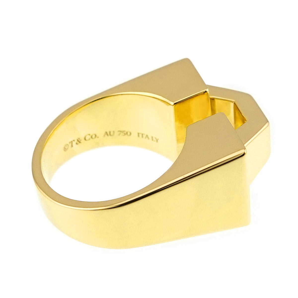 Out of Retirement Ring 18K Yellow Gold 750 Size 6.75(US)