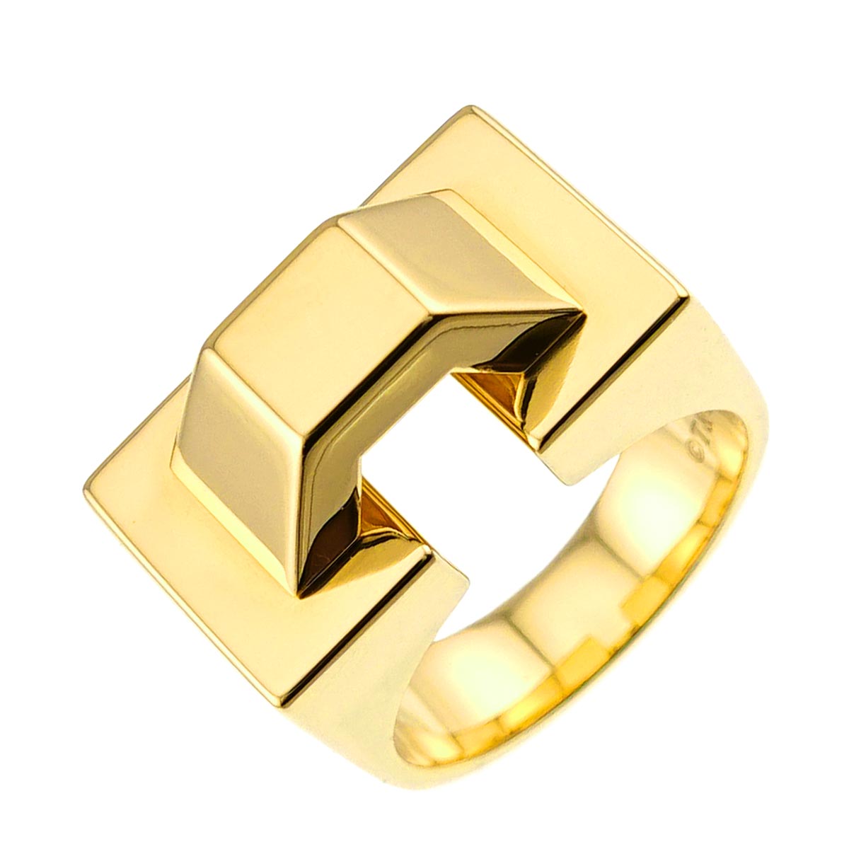 Out of Retirement Ring 18K Yellow Gold 750 Size 6.75(US)