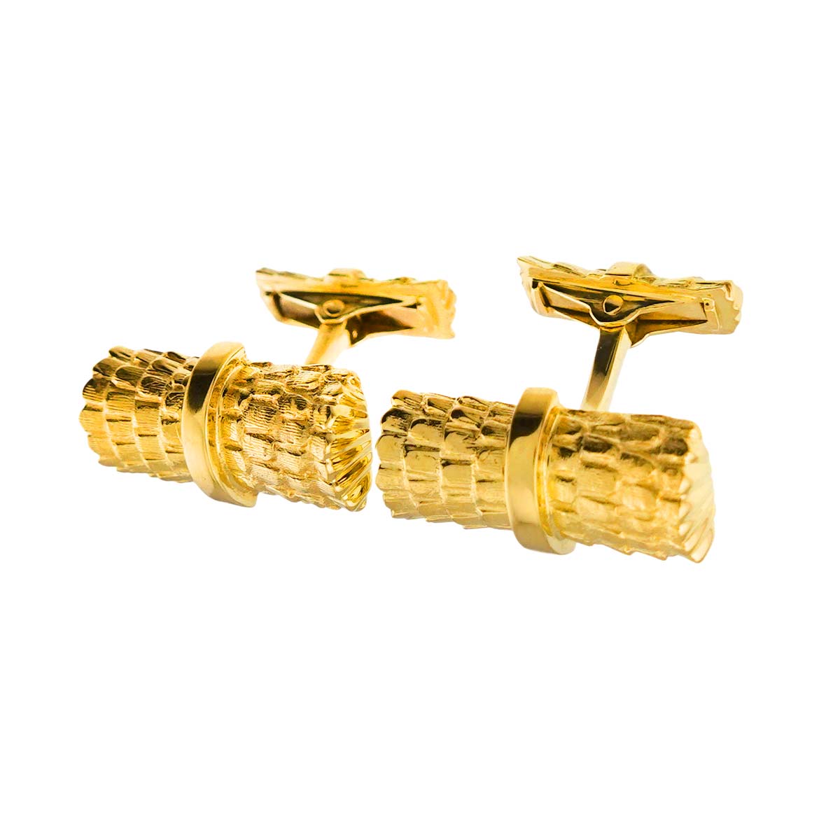 Cuff links 18K Yellow Gold 750