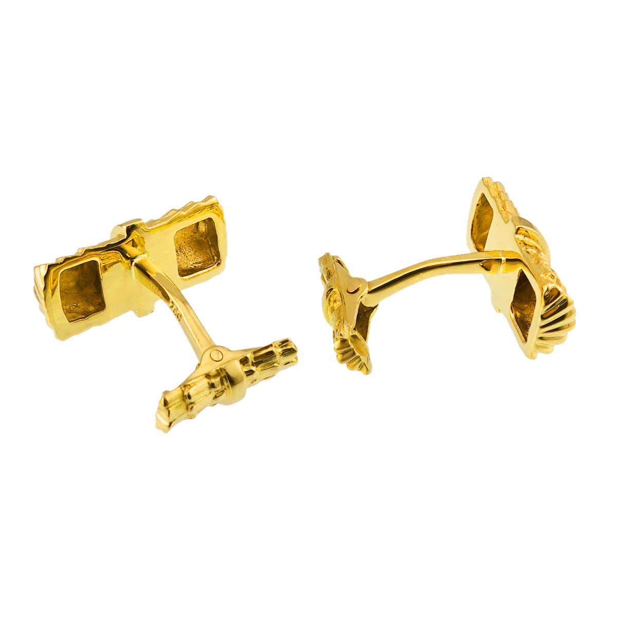 Cuff links 18K Yellow Gold 750