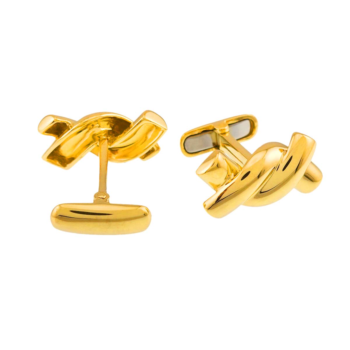 Cuff links 18K Yellow Gold 750