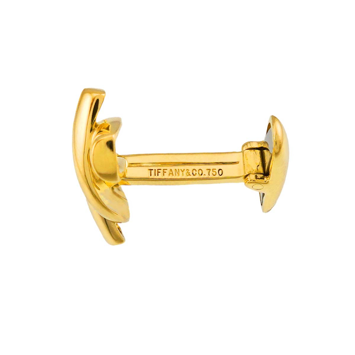 Cuff links 18K Yellow Gold 750
