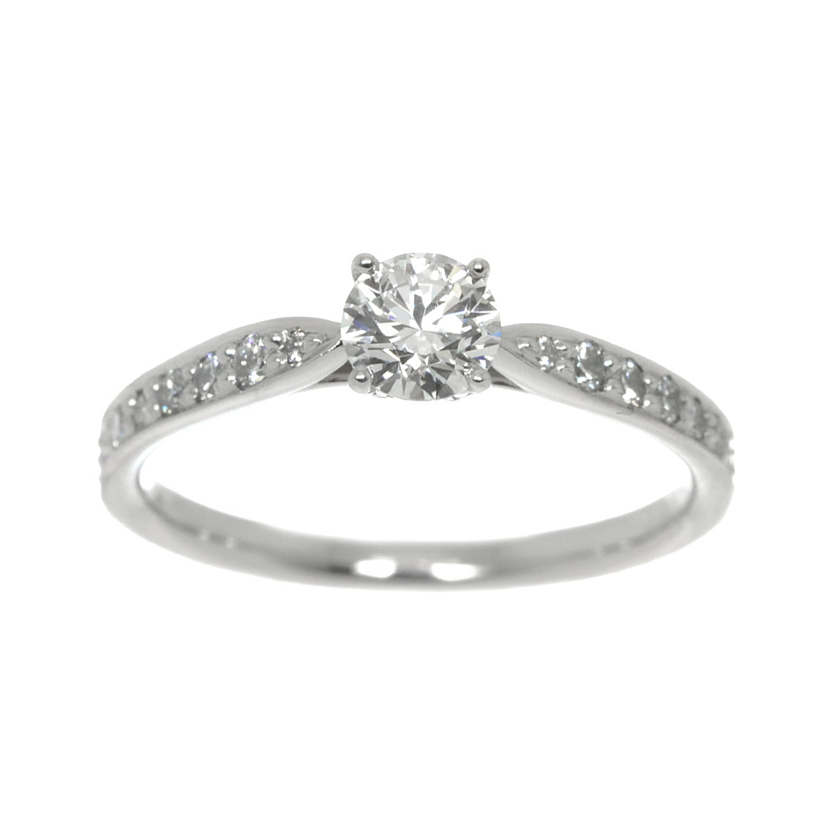 Harmony Diamond 0.34ct E/VS1/3EX Ring Pt Size4.75-5(US)