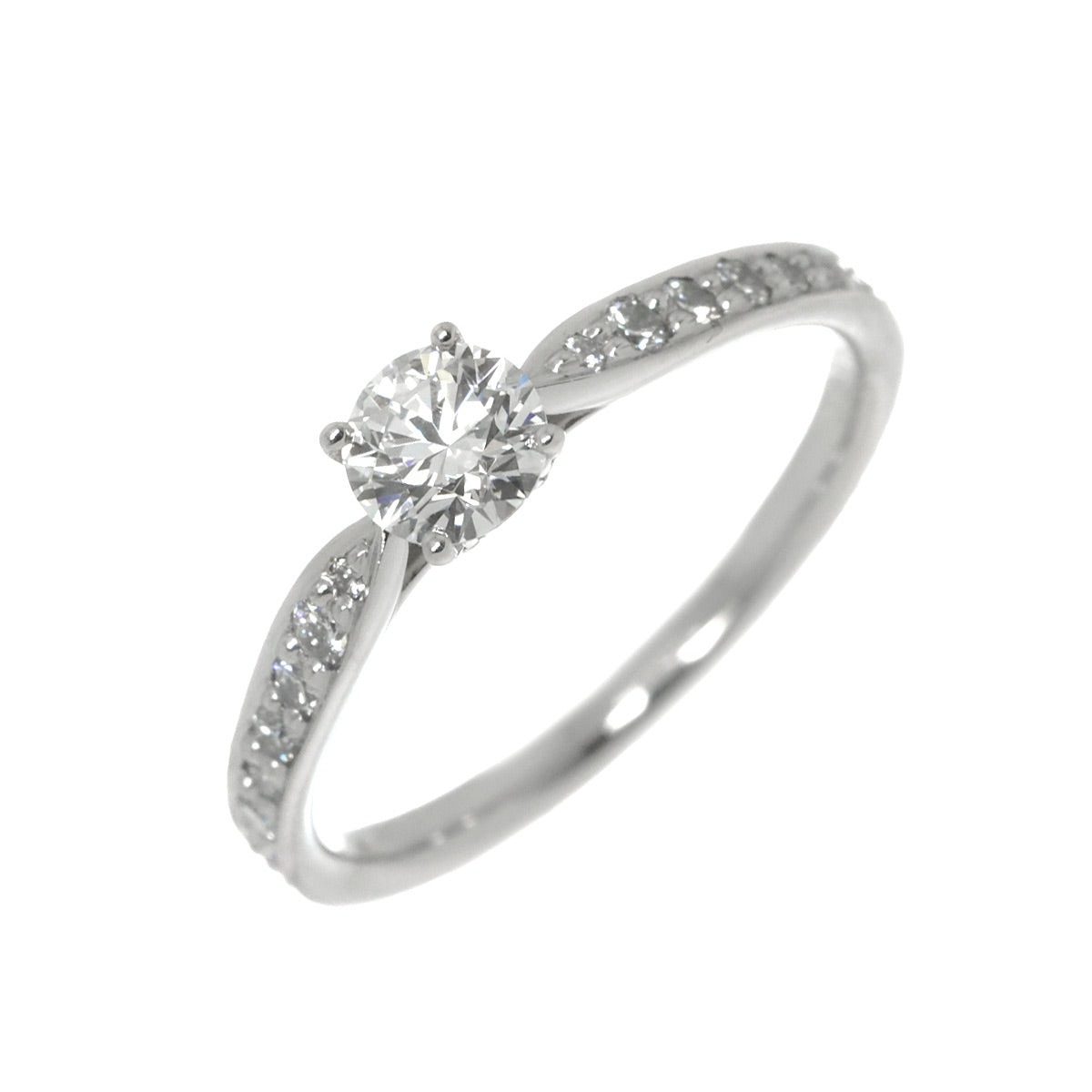 Harmony Diamond 0.34ct E/VS1/3EX Ring Pt Size4.75-5(US)