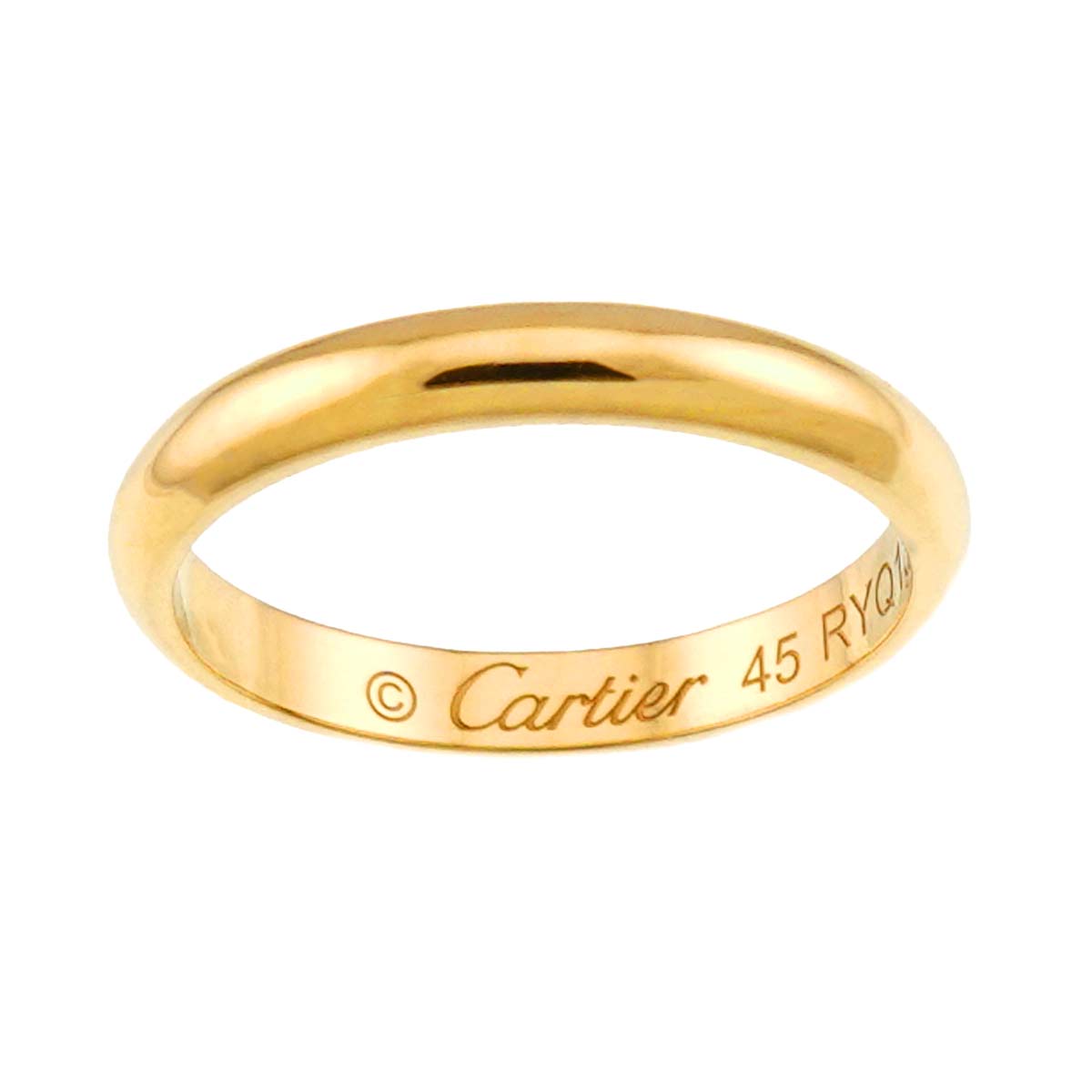 1895 Classic Band Ring 18K YG 750 size45 3.25(US)