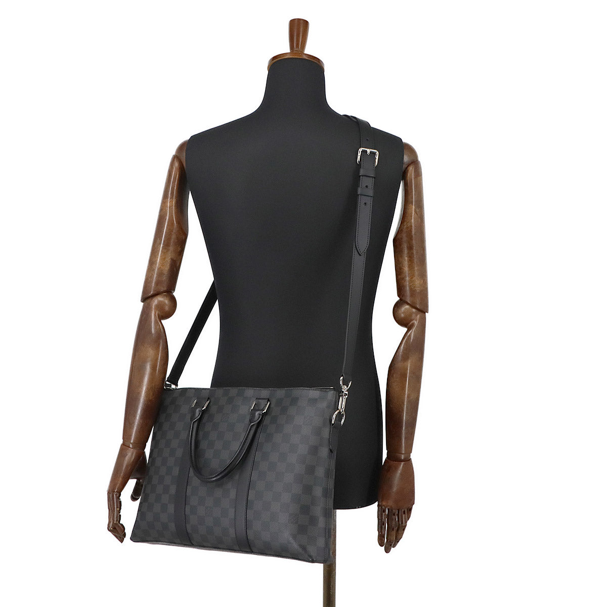 Damier Graphite Anton Briefcase Business Bag N40024