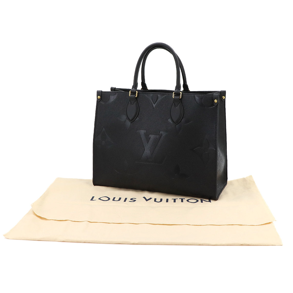 Monogram Empreinte Onthego MM Tote Shoulder Bag M45595
