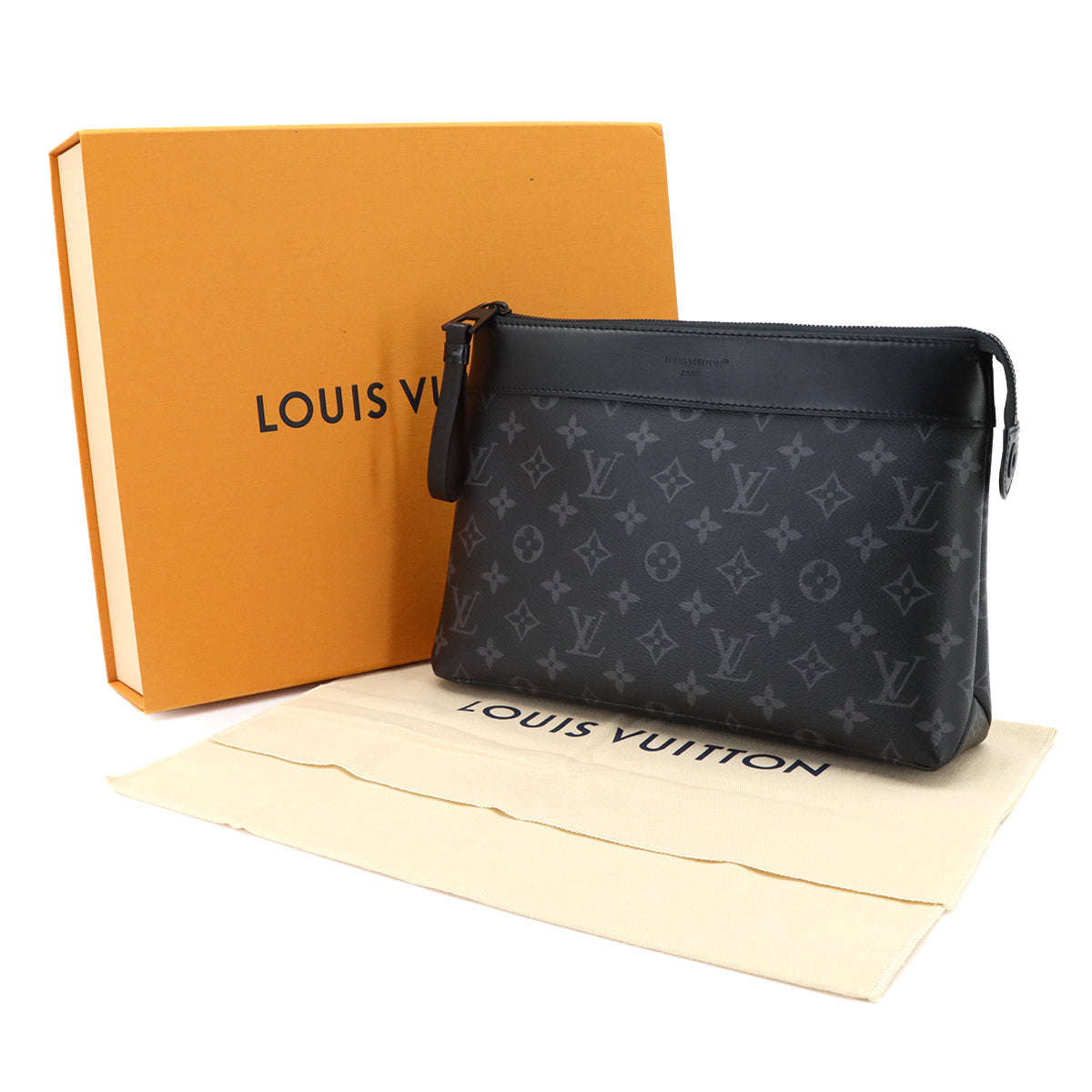 Monogram Eclipse Pochette Voyage Souple Clutch Bag M82543