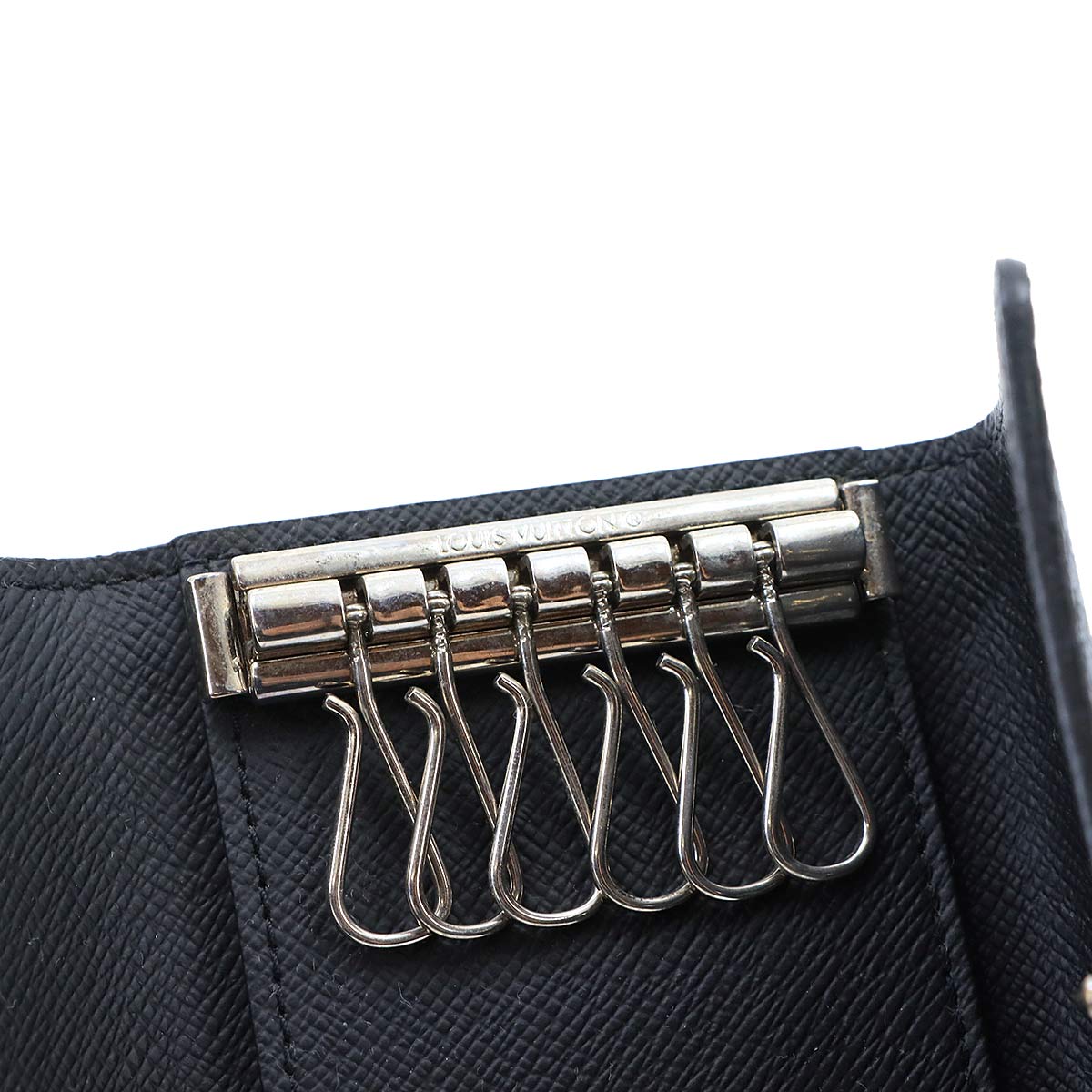 Damier Graphite Multicles 6 Key Case Black Gray N62662