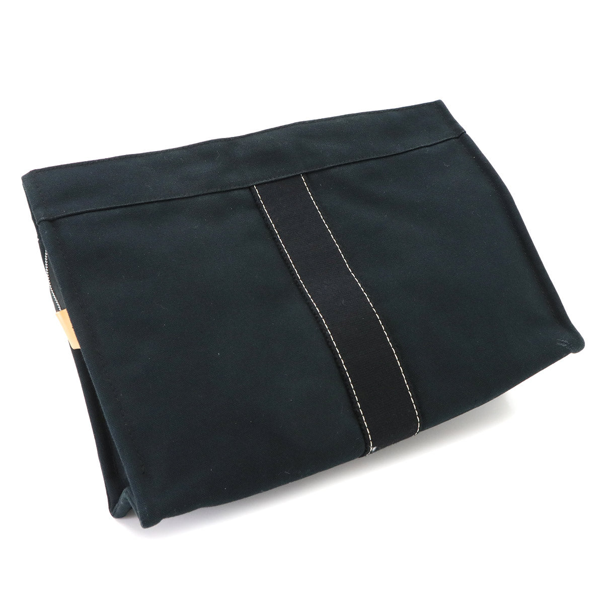 Deauville Pouch Cotton canvas Black Purse