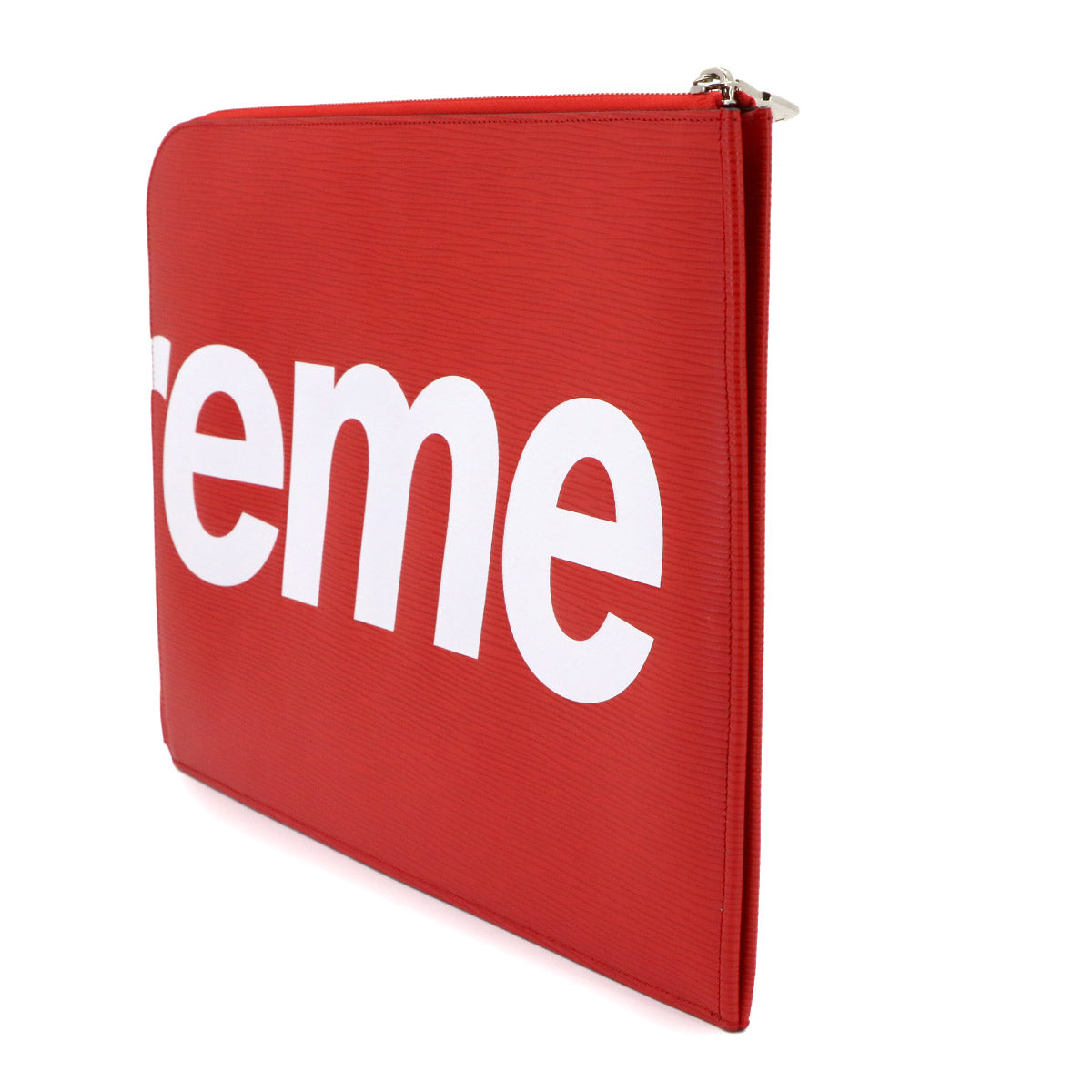 Supreme Epi Pochette Jour GM Clutch Bag Red White M67722