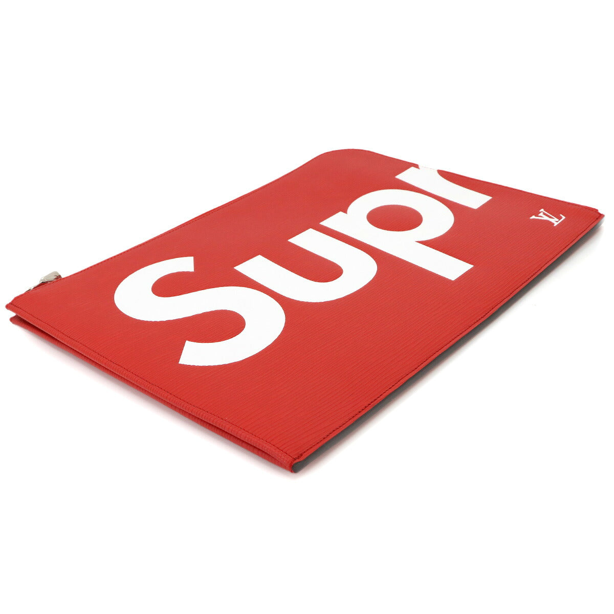Supreme Epi Pochette Jour GM Clutch Bag Red White M67722