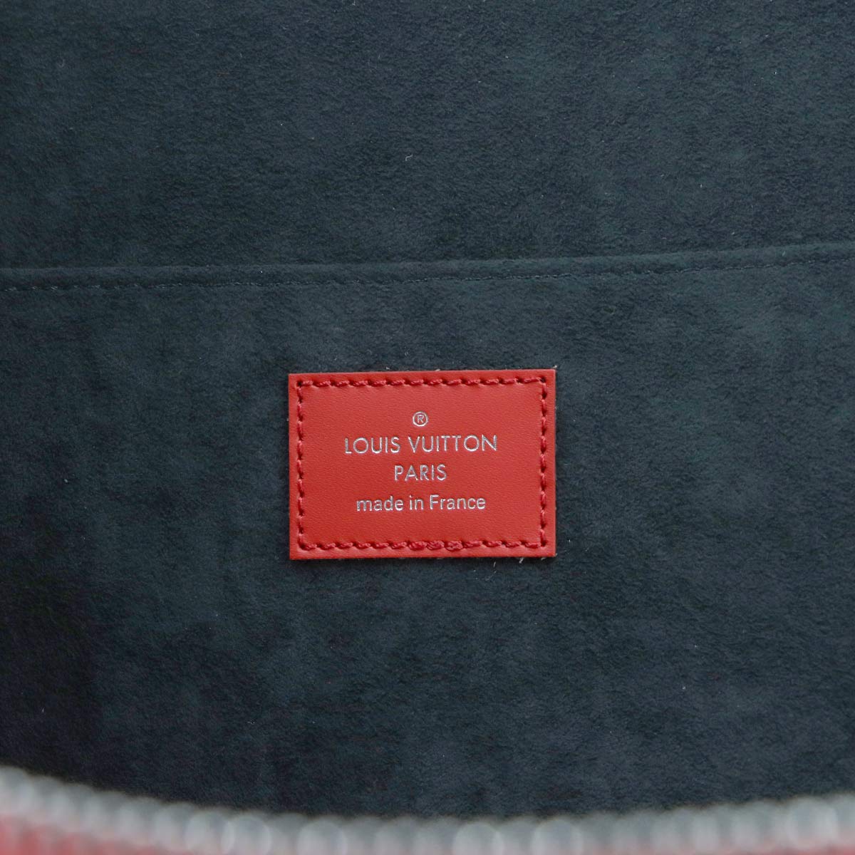 Supreme Epi Pochette Jour GM Clutch Bag Red White M67722