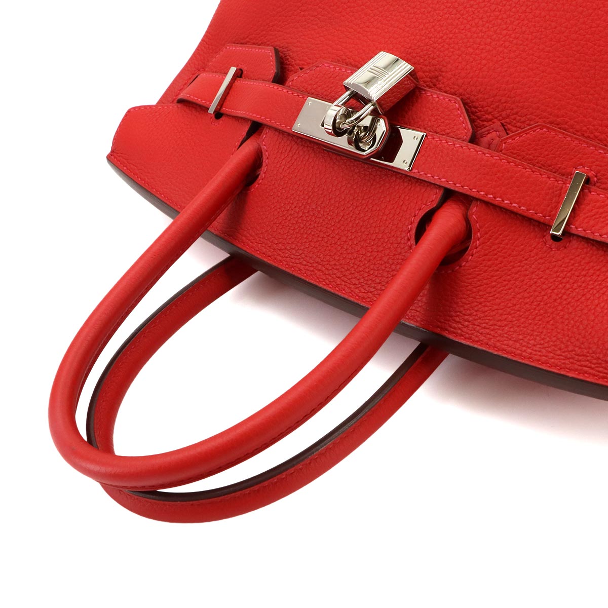 Birkin 30 Togo Rouge Tomate Hand Bag Purse