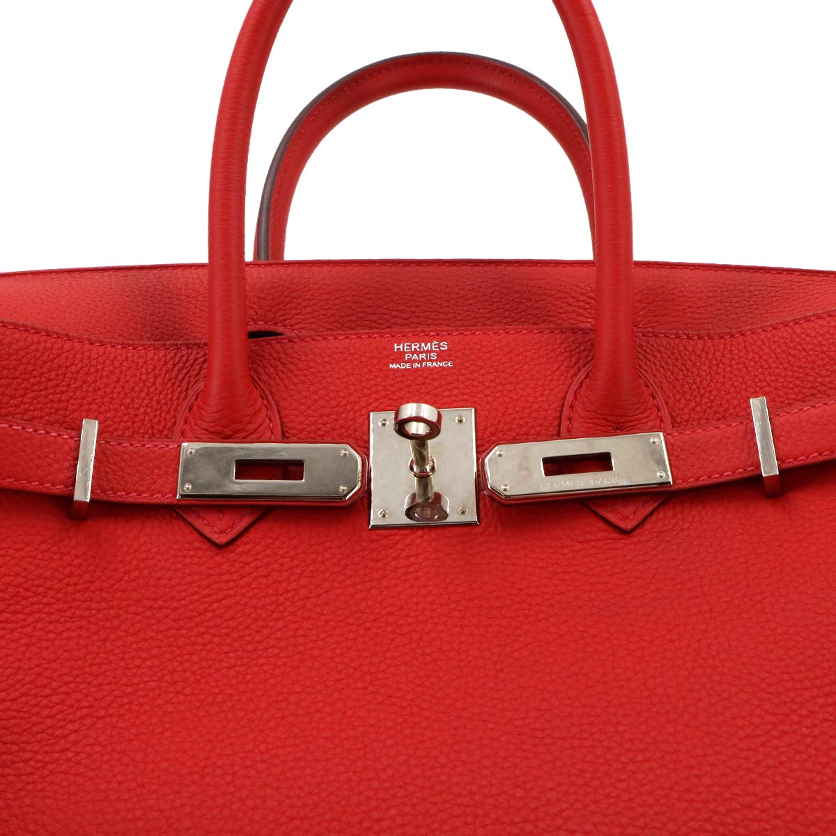 Birkin 30 Togo Rouge Tomate Hand Bag Purse