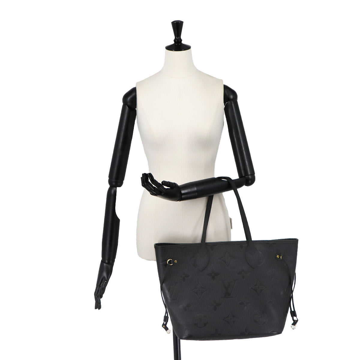 Monogram Empreinte Neverfull MM Tote Bag Noir M45685