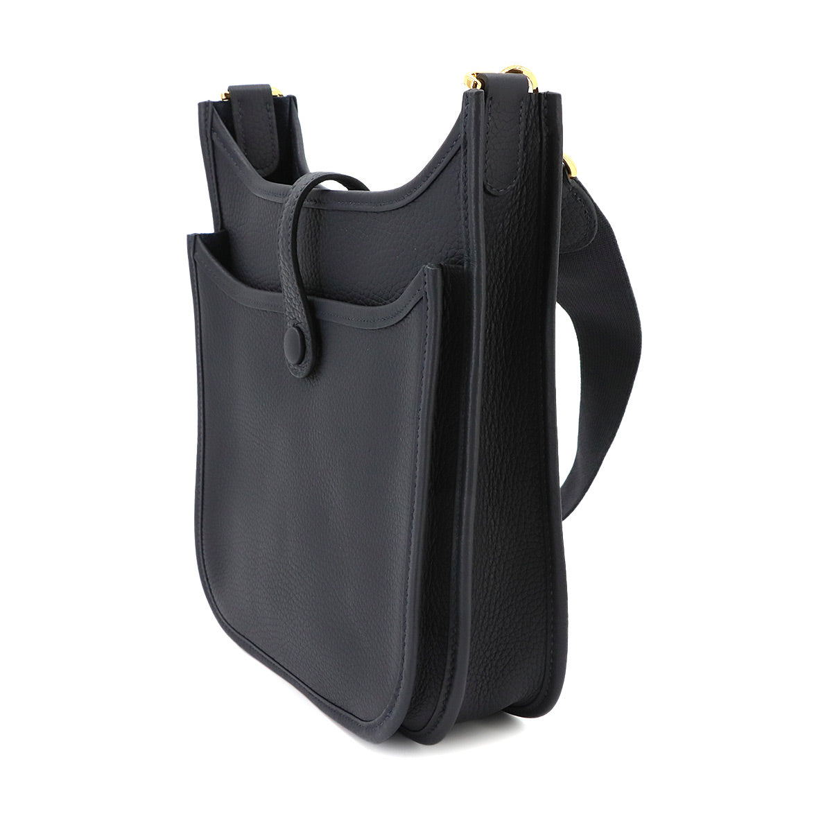 Evelyne3 23 Shoulder Bag Taurillon Clemence Black