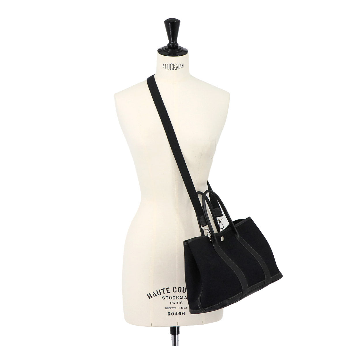 Garden Party TPM 2way Tote Shoulder Bag Toile Officier Black