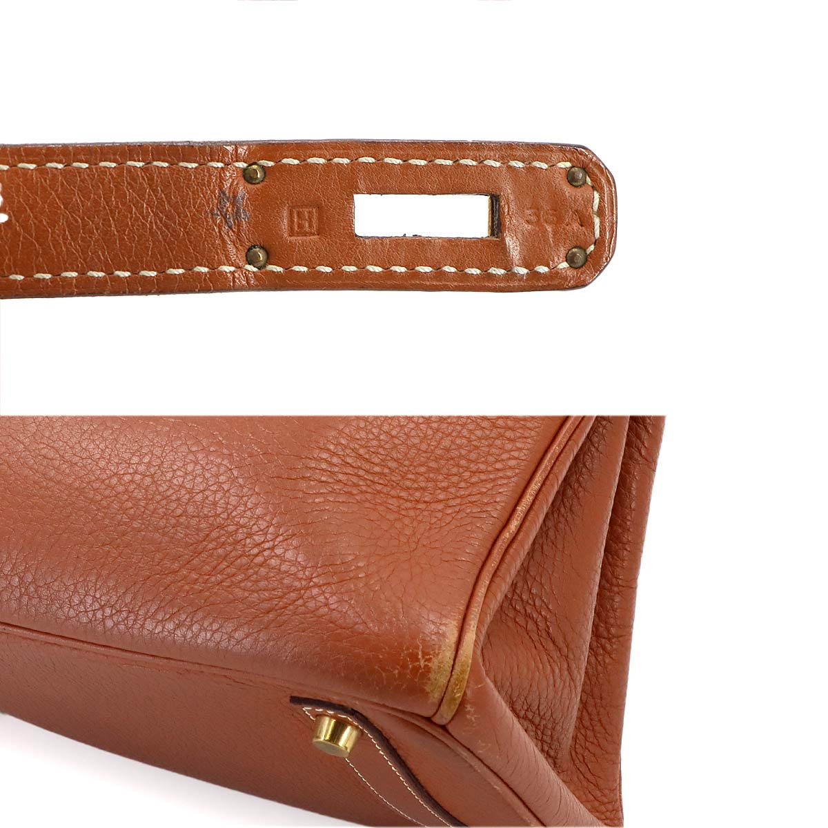 Birkin 30 Hand Bag Togo Cognac Purse