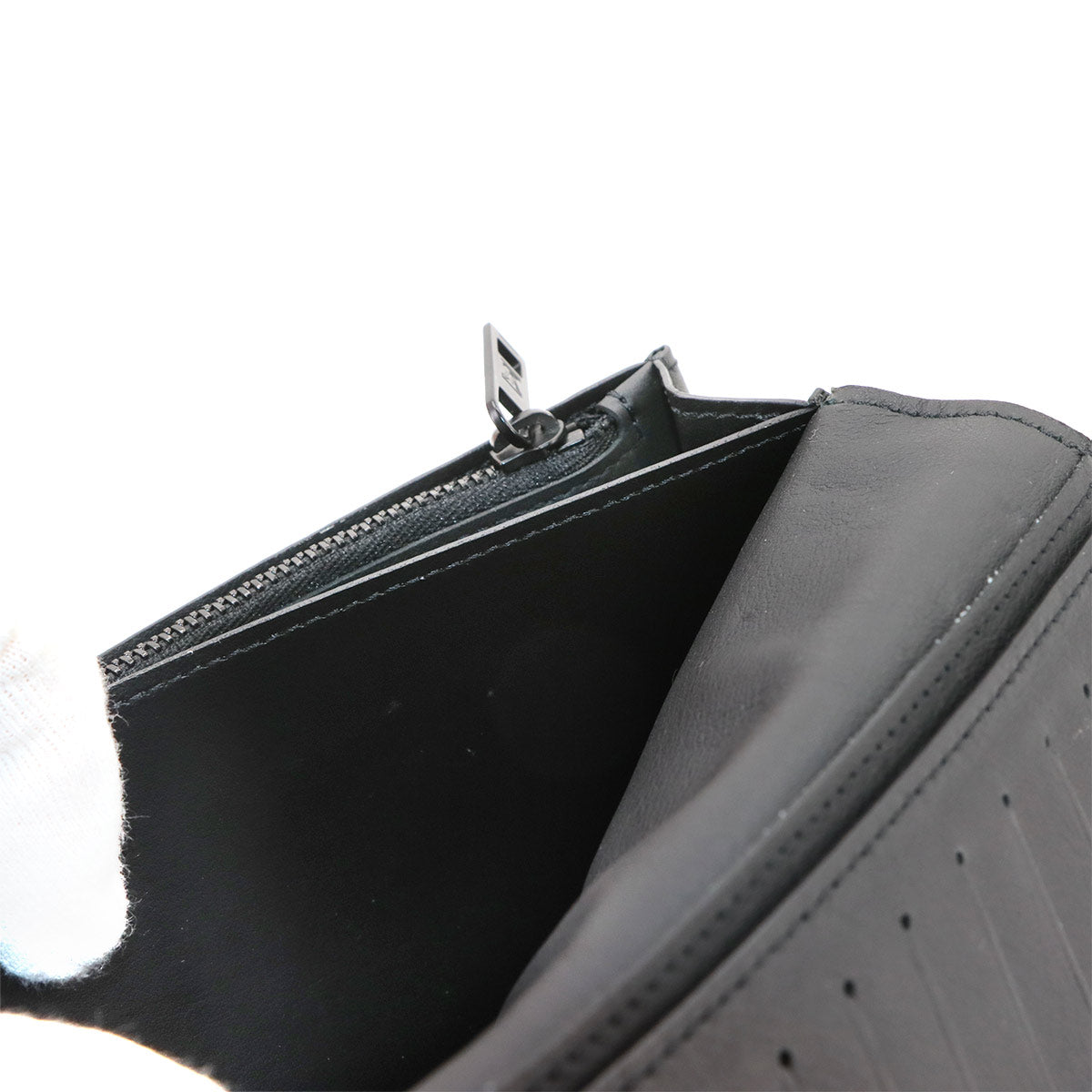 Aerogram Brazza Wallet Leather Noir M69980 Black