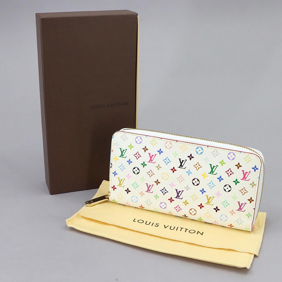Monogram Multicolor Zippy Wallet Blanc M60241