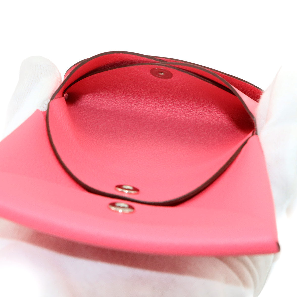 Calvi Duo Card Case Evercolor Rose Azalee Purse