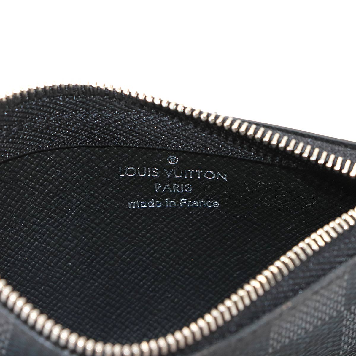 Damier Graphite Pochette Cles Coin Case N60155