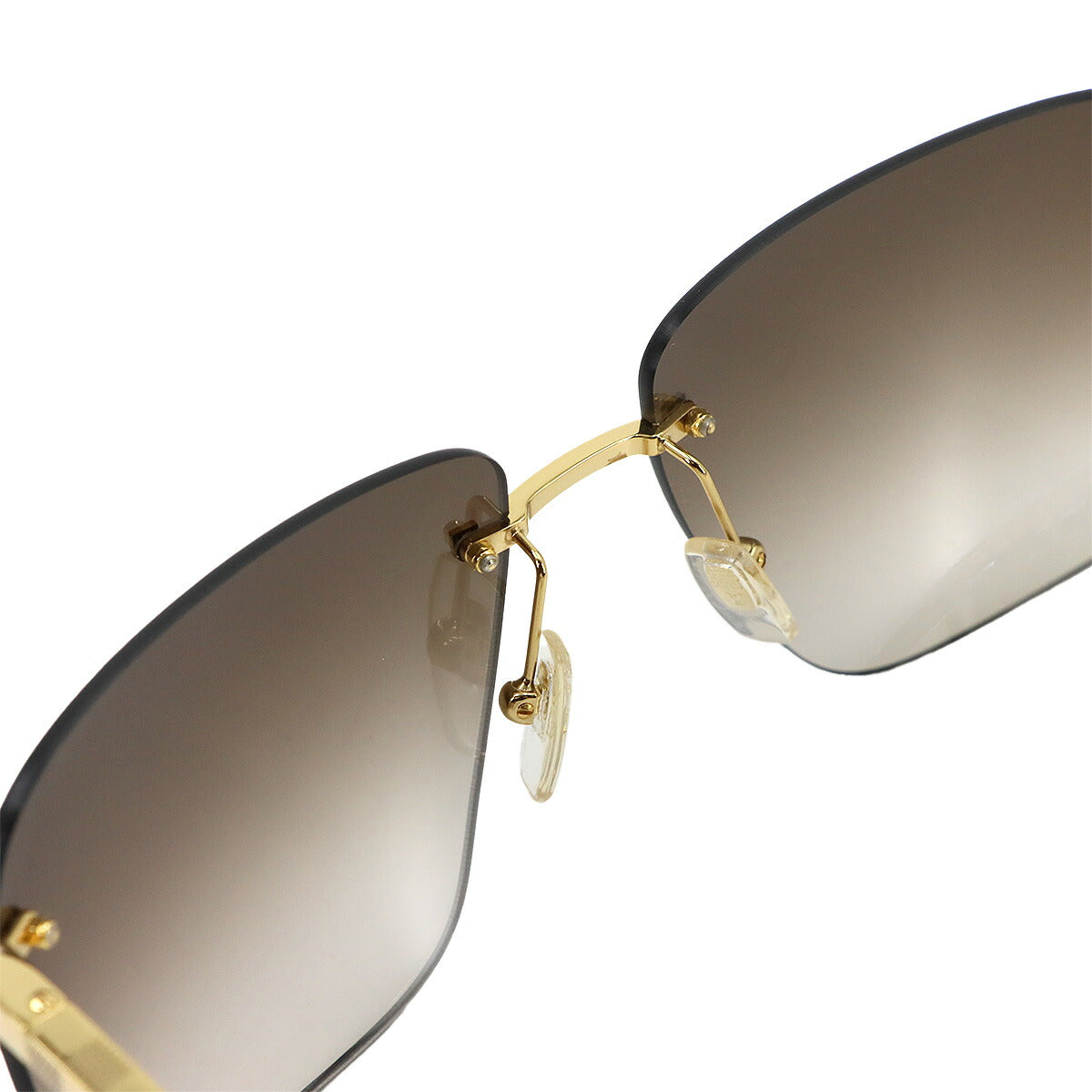Attraction Rimless Sunglasses Brown Z0703U Eyewear