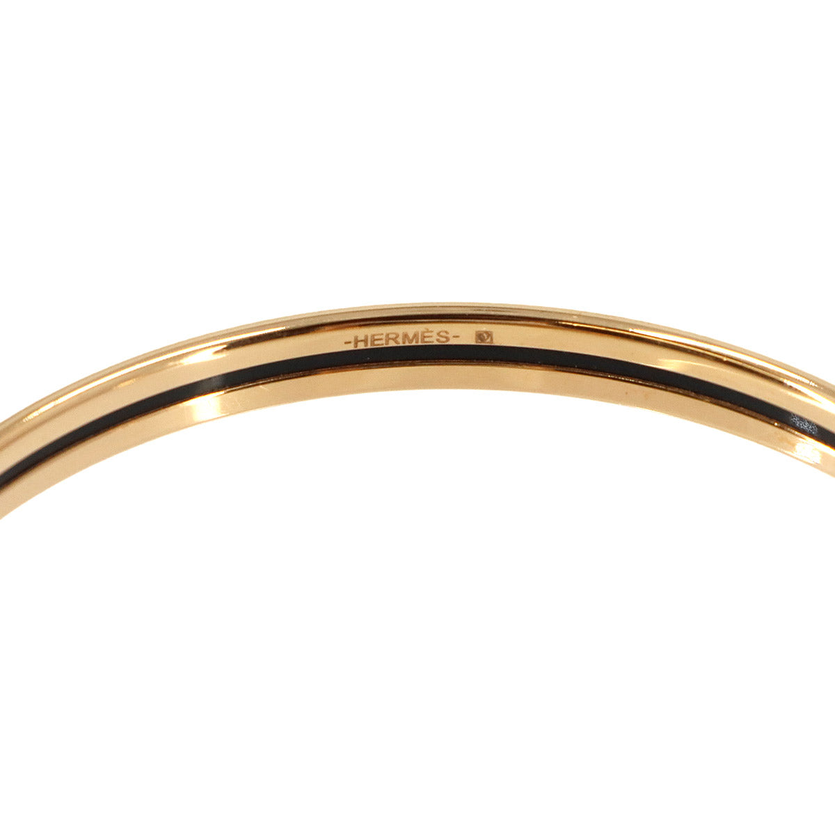 Uni Enamel Bangle Bracelet Green Gold Accessory