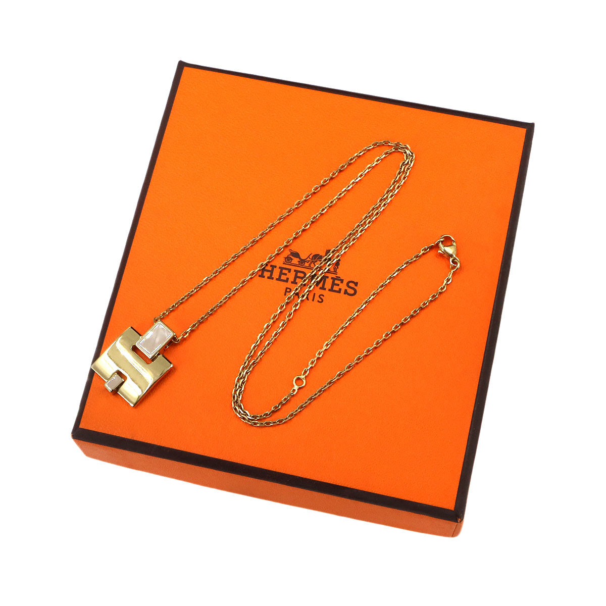 Eileen Necklace Pendant Gold Marron Glace Accessory