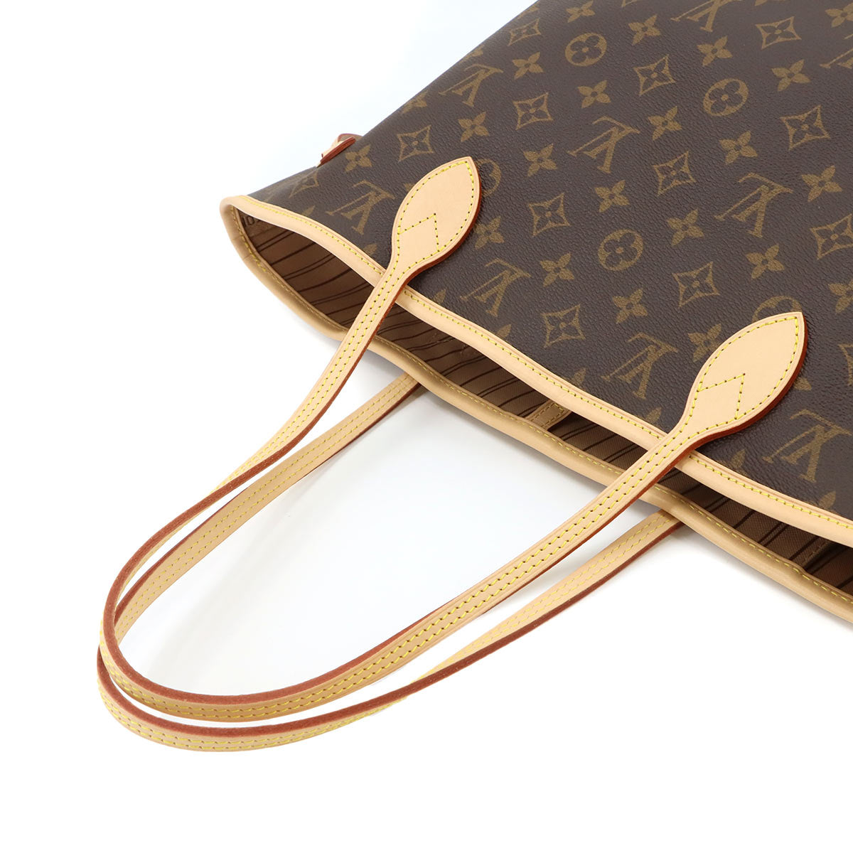 Monogram Neverfull MM Tote Bag Beige M46975 Purse