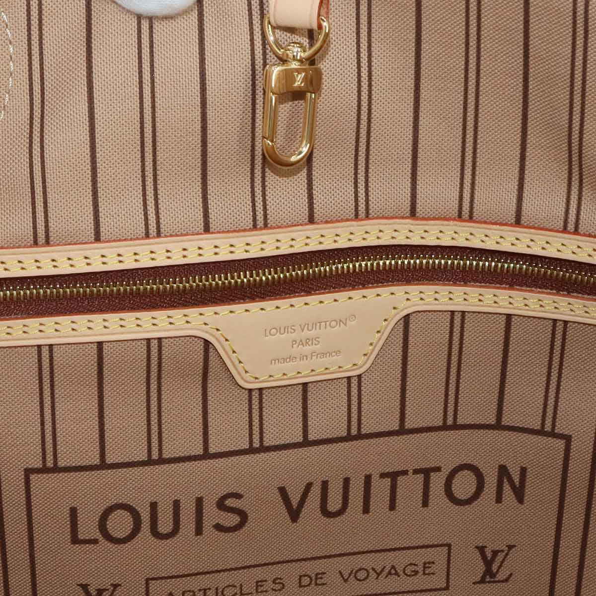 Monogram Neverfull MM Tote Bag Beige M46975 Purse