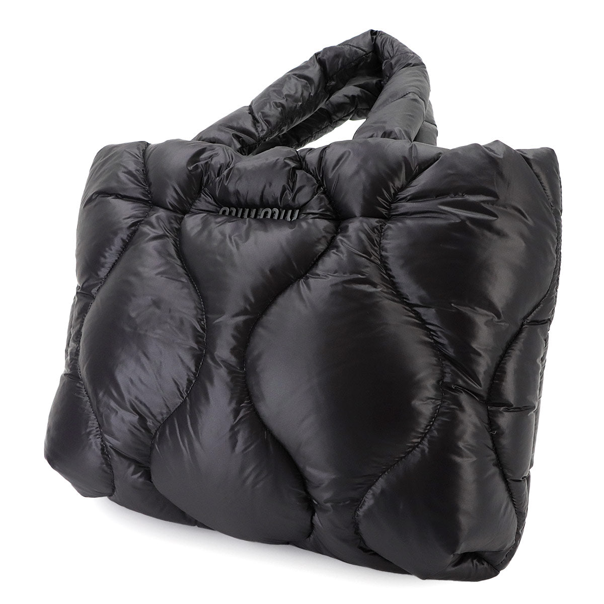 Quilting Tote Bag Nylon Nero Black 5BG240 Purse