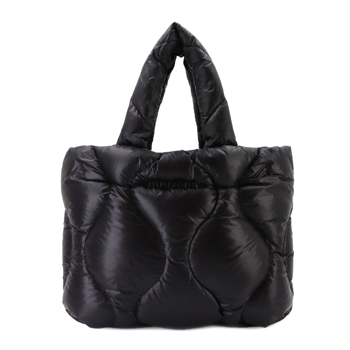 Quilting Tote Bag Nylon Nero Black 5BG240 Purse
