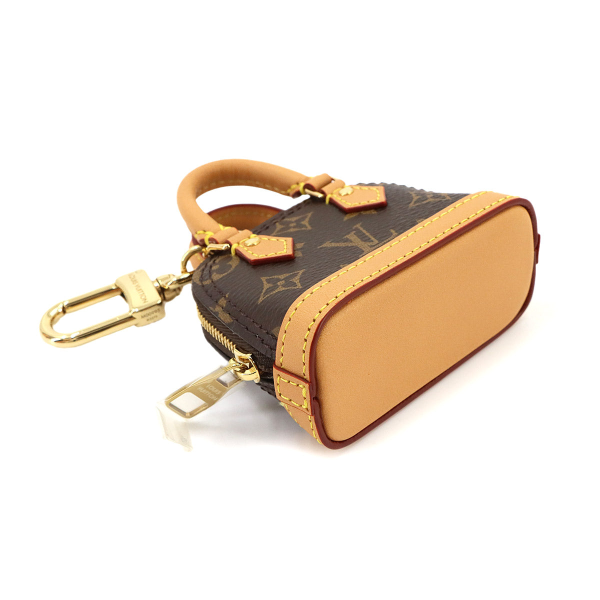 Micro Alma Monogram Key Holdere Bag Charm M00995