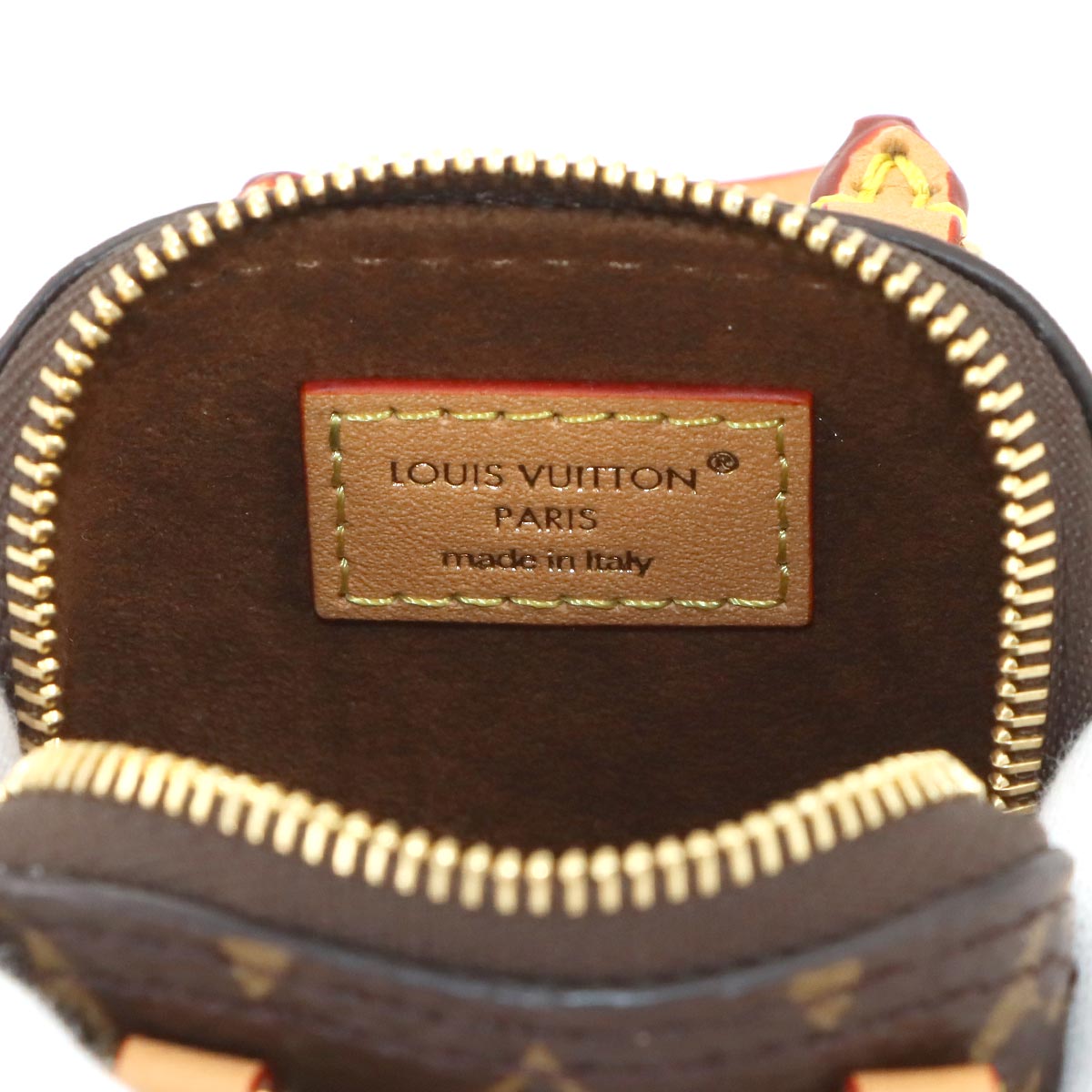 Micro Alma Monogram Key Holdere Bag Charm M00995
