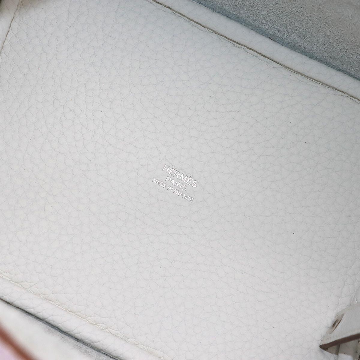 Picotin Lock PM Eclat Hand Bag Taurillon Clemence New White