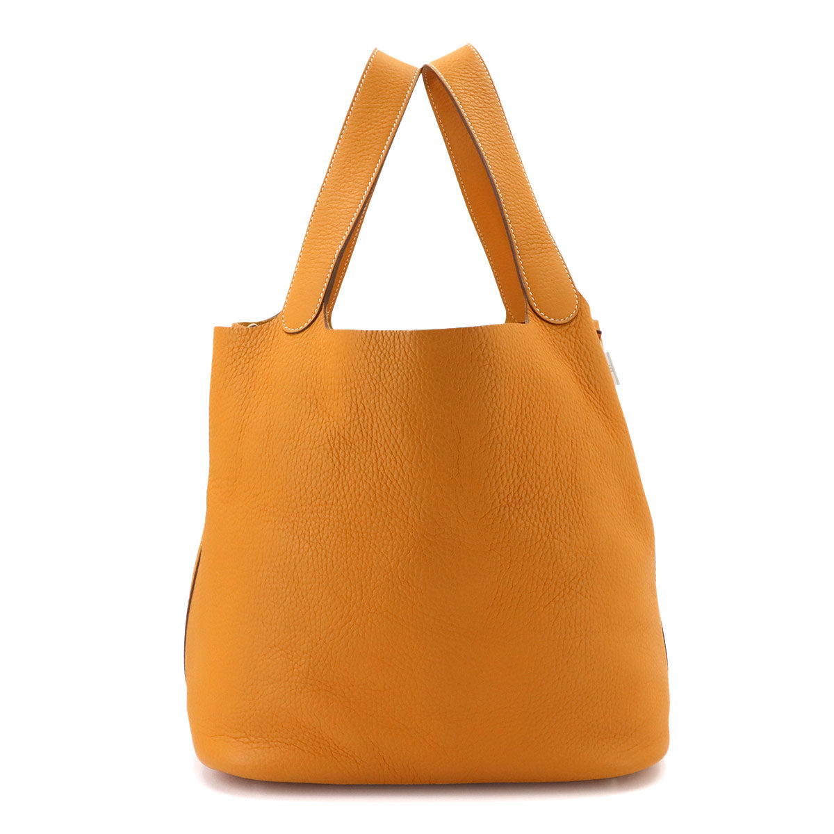Picotin Lock GM Hand Bag Taurillon Clemence Moutarde Purse