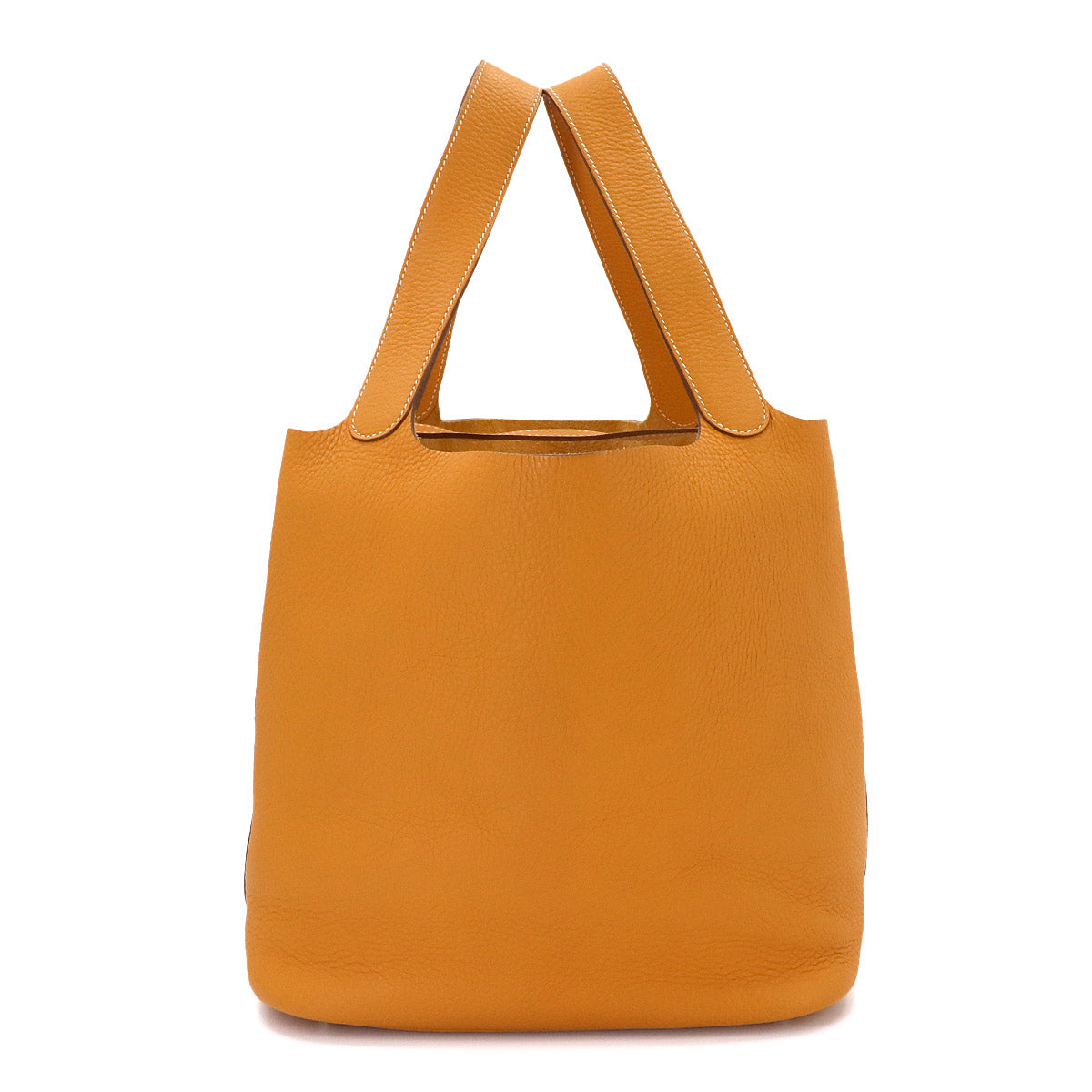 Picotin Lock GM Hand Bag Taurillon Clemence Moutarde Purse