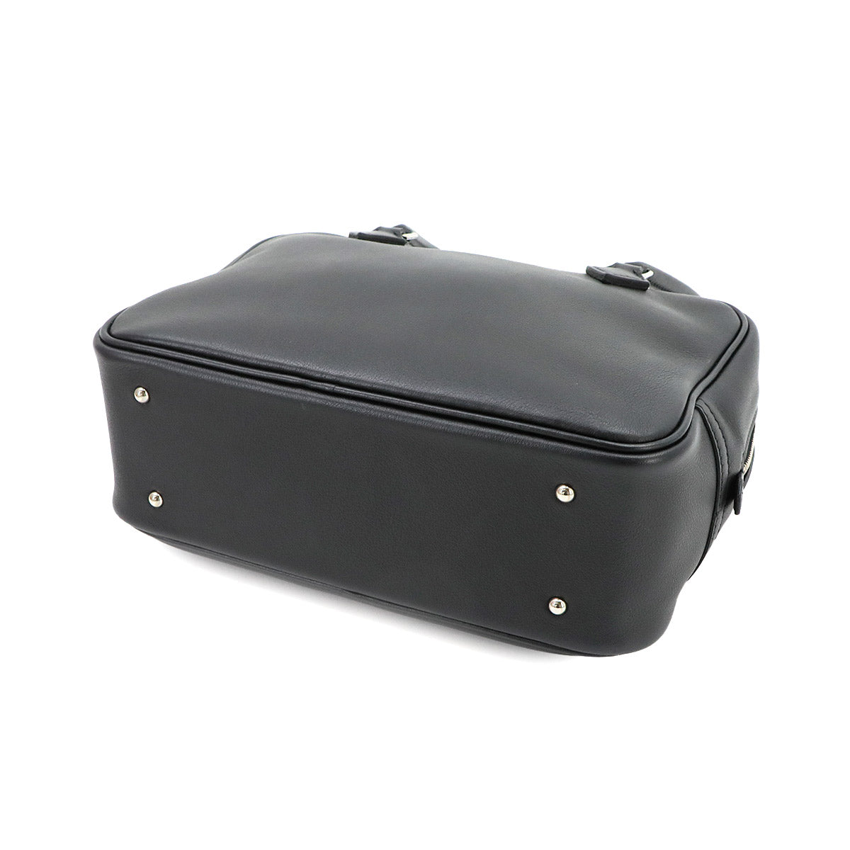 Mini Plume 20 Hand Bag Veau Swift Black Purse