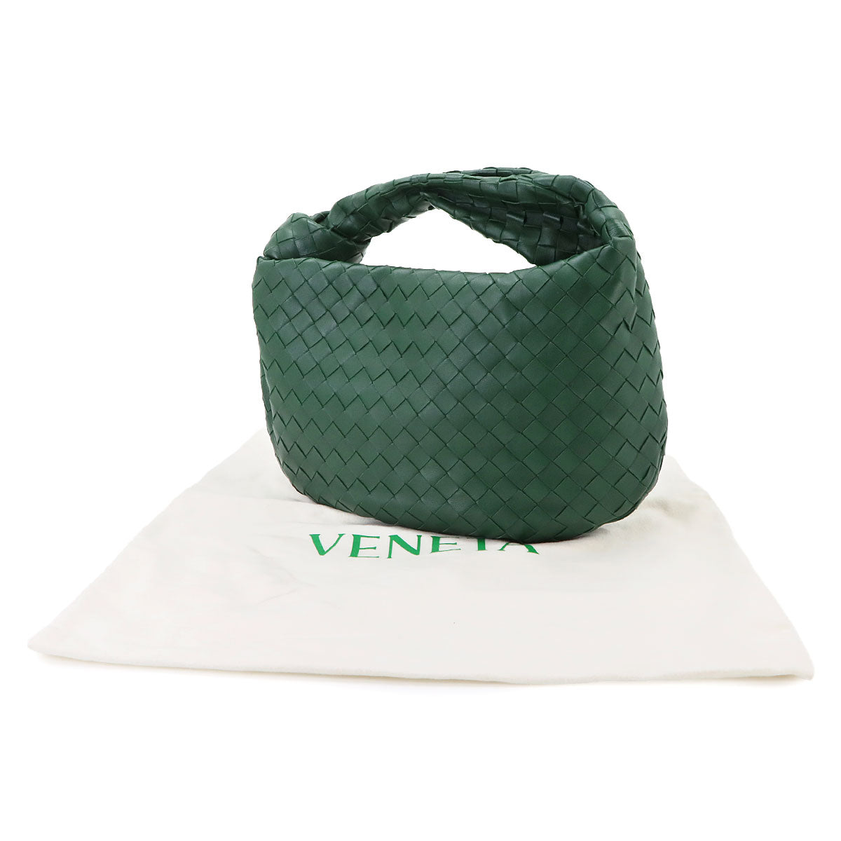 Small Jodie Hand Bag Leather Green Purse