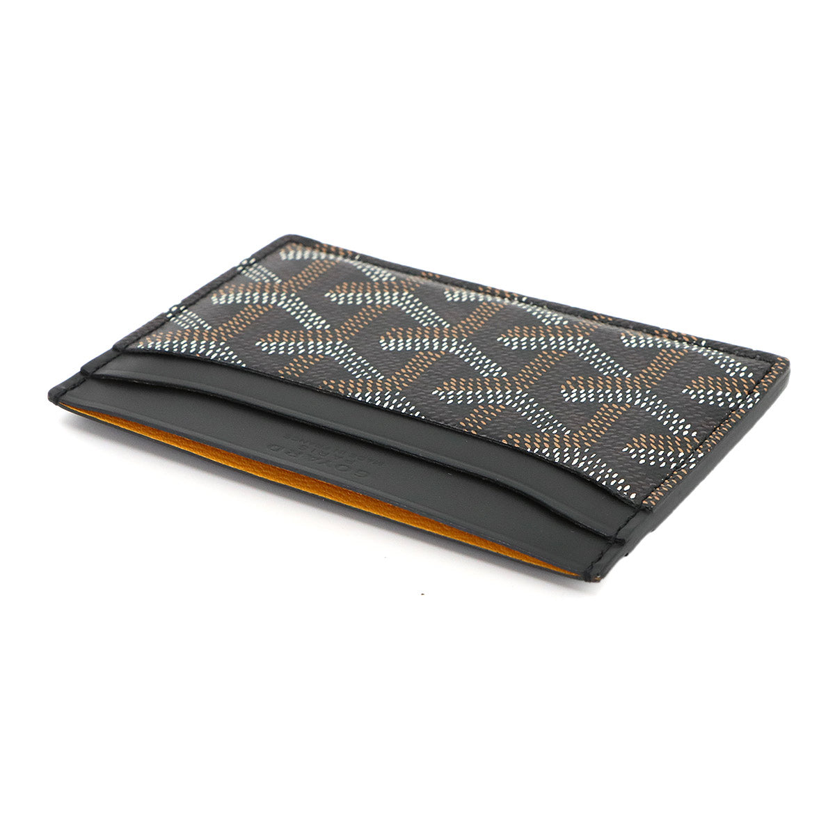Saint Sulpice Card Case PVC Leather Black Purse
