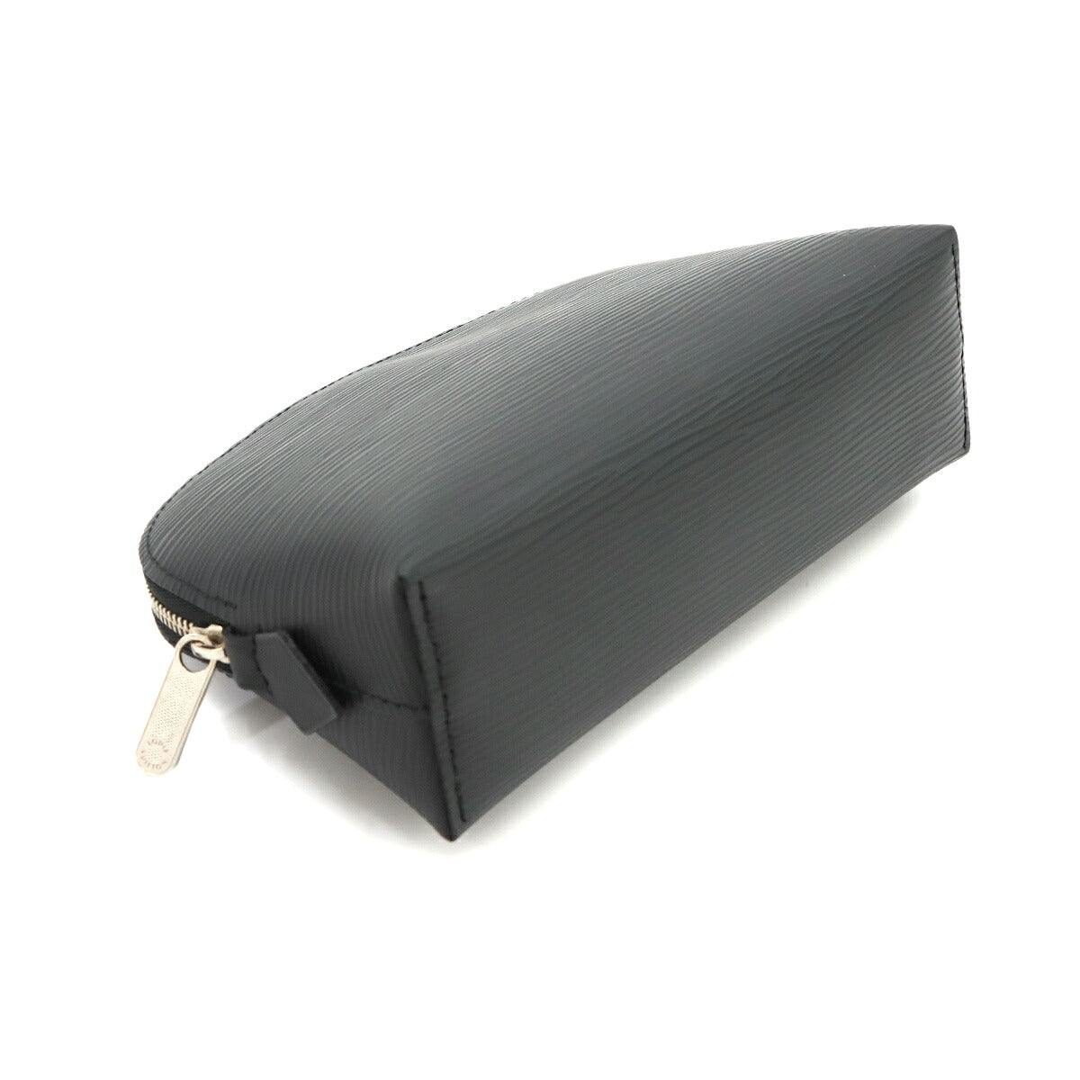 Epi Pochette Cosmetic Pouch Leather Black M41348