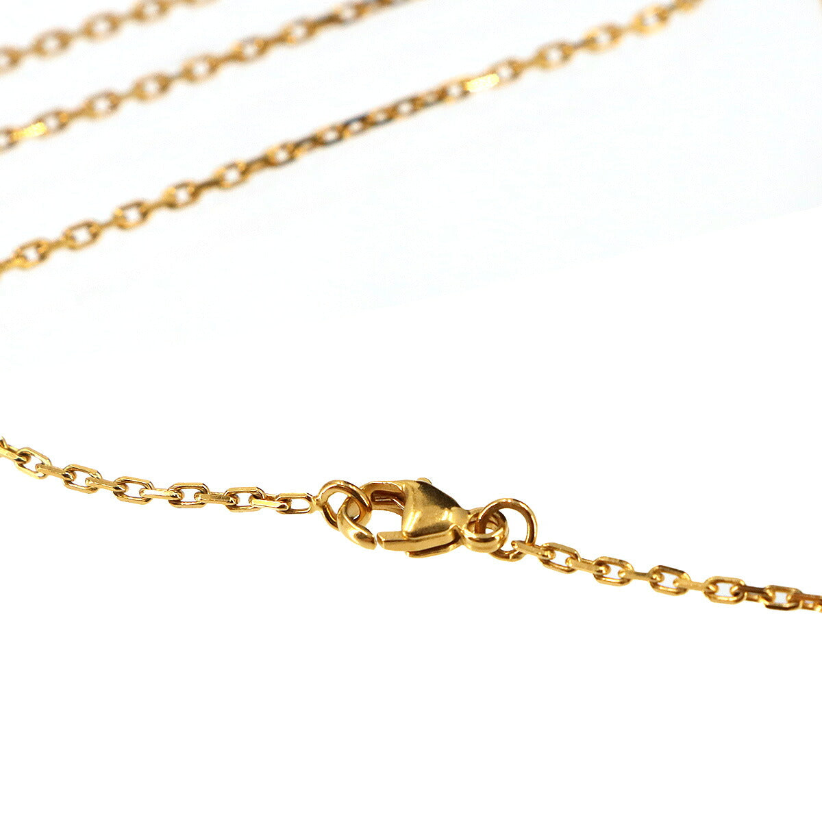 Mini Pop H Chain Necklace White Gold Accessory