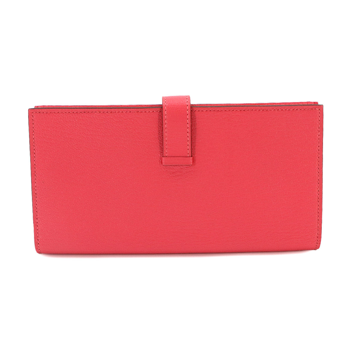 Bearn Souffle Long Wallet Chevre Rose Lipstick Purse
