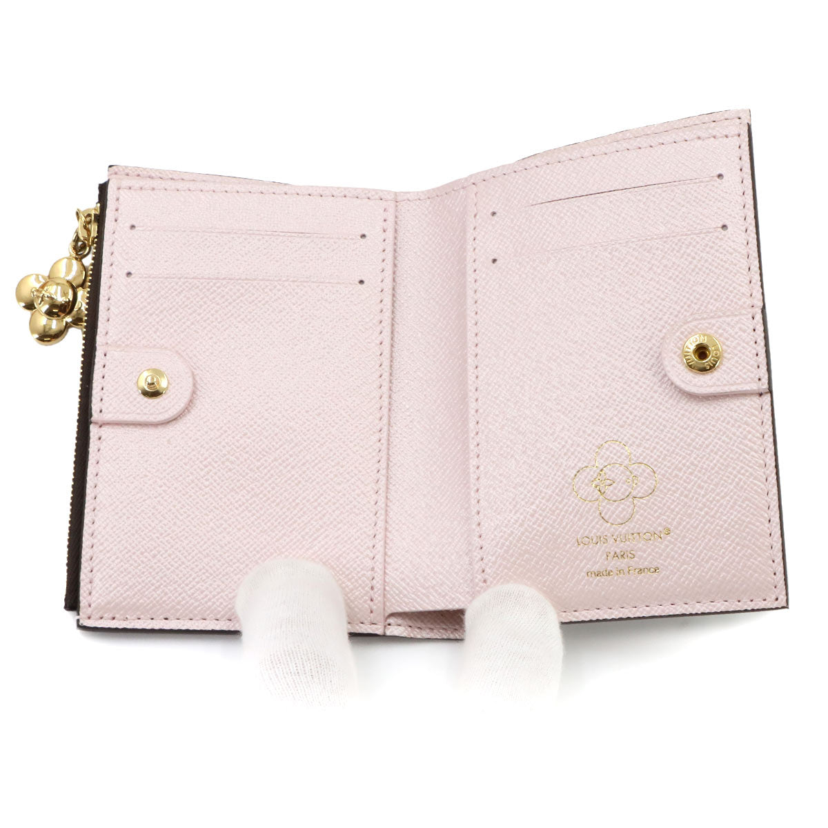 Monogram Vivienne Lisa Wallet Brown Pink M15334 Purse